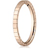 2mm Wedding Band with Squares - 18k Rose Gold