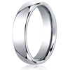 Cobalt Chrome 6mm Domed Wedding Band