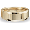 14k Yellow Gold 8mm Beveled Wedding Band