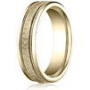 14kt Yellow Gold 6mm Hammered Wedding Band