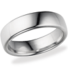 14kt White Gold 6.5mm Comfort Fit Wedding Band