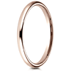14kt Rose Gold 2mm Comfort Fit Wedding Band