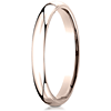 14kt Rose Gold 3mm Comfort Fit Wedding Band