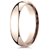 14kt Rose Gold 5mm Comfort Fit Wedding Band