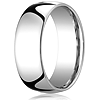 Platinum 8mm Comfort Fit Wedding Band