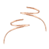 14k Rose Gold Wire Weave Threader Earrings