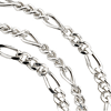 3.5mm Figaro Chain - Sterling Silver