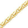 14kt Yellow Gold 2mm Diamond-cut Wheat Chain