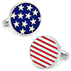 Stars and Stripes American Flag Cufflinks