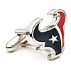 Stainless Steel Houston Texans Cufflinks