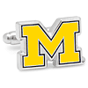 University of Michigan Block M Logo Cufflinks