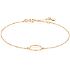 Aurelie Gi IRENE 14k Yellow Gold Open Circle Bracelet