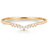 Aurelie Gi FROST Curved Diamond Ring