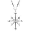 Aurelie Gi CANDIE Diamond Octagram Star Necklace