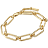 Ania Haie Gold-plated Sterling Silver Cable Connect Chunky Chain Bracelet