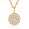 Ania Haie 14k Gold-plated Sterling Silver Glam Disc Necklace