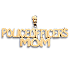 14k Yellow Gold Police Officer's Mom Pendant