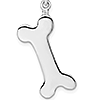 Sterling Silver Dog Bone Pendant 