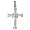 Sterling Silver Cross Pendant with X Center