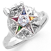 Sterling Silver Eastern Star Past Matron Ring
