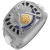 Sterling Silver Masonic Past Master Ring 