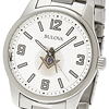40mm Bulova Masonic Watch with Silver Dial and Steel Bracelet