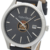 41mm Caravelle Scottish Rite Watch with Black Leather Strap
