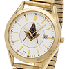 Bulova Masonic Watch with Gold Tone Bracelet
