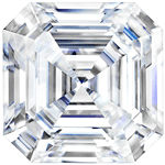 Asscher Forever One Moissanite Stones