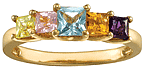 Garland Princess Stone Mother's Ring