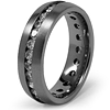 Titanium 7mm Eternity Ring with CZs