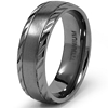 Titanium 7mm Ring with Patterned Edges