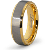 Gold-Plated 6.5mm Titanium Ring