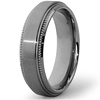 Titanium 6.5mm Ring with Milgrain Edges