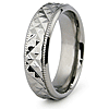 Titanium 6.5mm Textured Ring