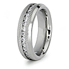 Ladies' Eternity 6mm Steel Ring with Cubic Ziconia