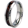 Stainless Steel 6.5mm Camo Ring with Step Down Edges