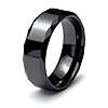 8mm Ceramic Ring with Facet Edges