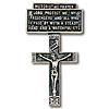 Crucifix Motorist's Prayer Visor Clip Set of Two