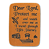 Mahogony Traveler's Prayer Visor Clip Set of Two