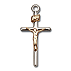 Sterling Silver 3/4in INRI Crucifix 18 inch Necklace