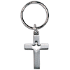 Pewter Finish Dove Cross Key Ring Two Pack