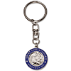 St. Christopher Blue and Silver Medal Key Ring Two Pack 