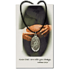 Pewter Boy's St. Christopher Football Necklace