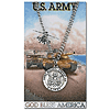 Pewter St. Michael Army 24in Necklace on Holy Card