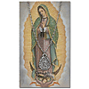 18in Our Lady of Guadalupe Pewter Medal Necklace on Holy Card