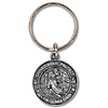 Pewter Saint Christopher Key Ring Two Pack 15/16in