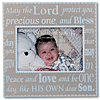 May the Lord protect you Baby Boy Picture Frame 