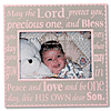 May the Lord protect you Baby Girl Picture Frame 