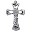 5 1/2in Pewter Bless This Child Girl's Wall Cross